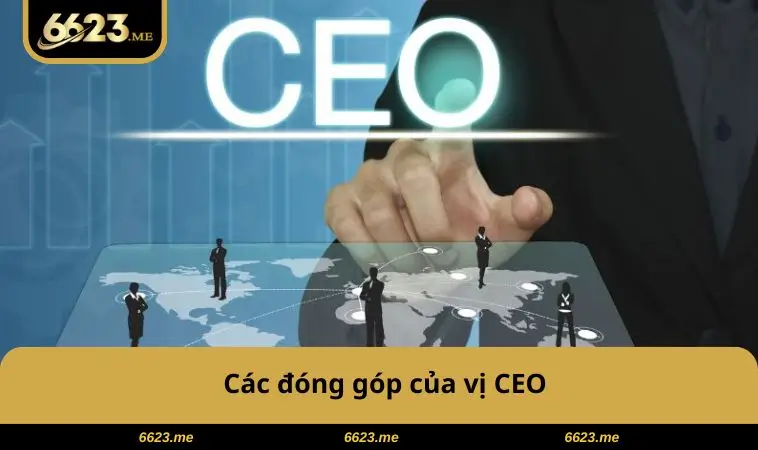 Các đóng góp của vị CEO