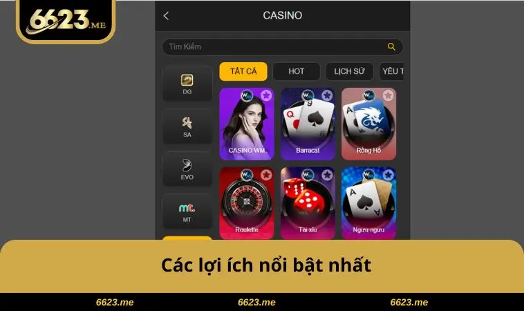 Các lợi ích nổi bật nhất