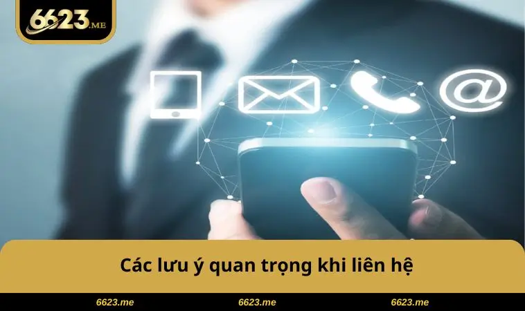 Các lưu ý quan trọng 