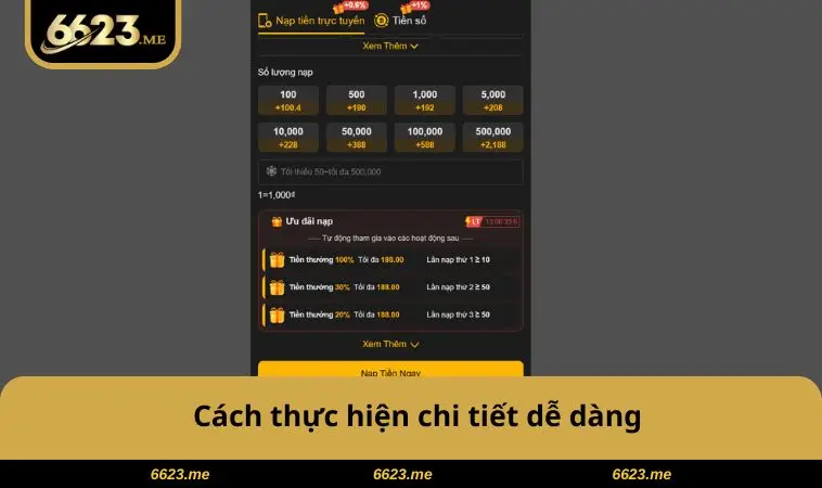 Cách thực hiện dễ dàng