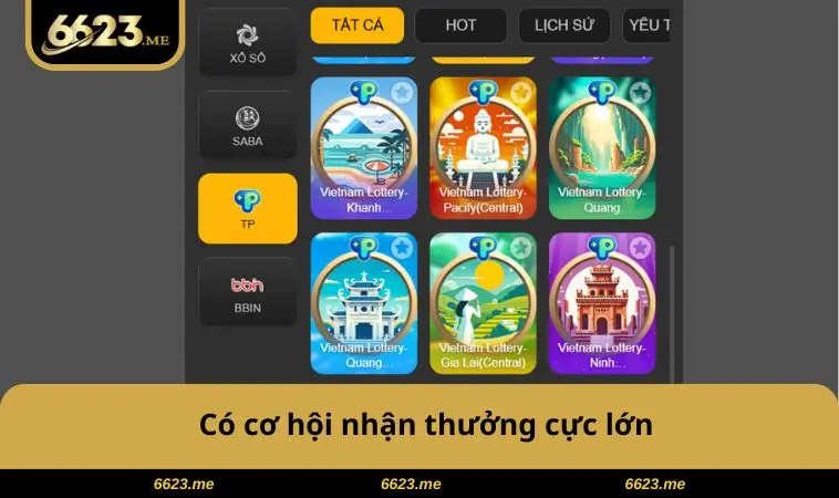 Xổ Số 6623 2 Có cơ hội nhận thưởng cực lớn