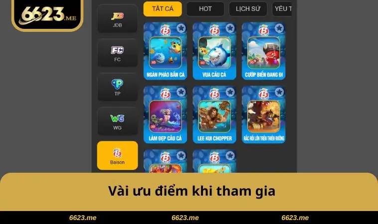 Vài ưu điểm khi tham gia